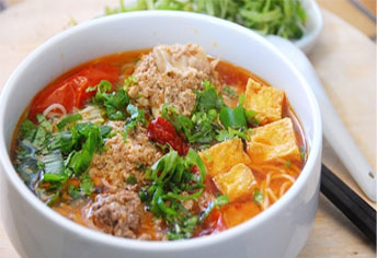 Bún riêu cua bằng cua hộp